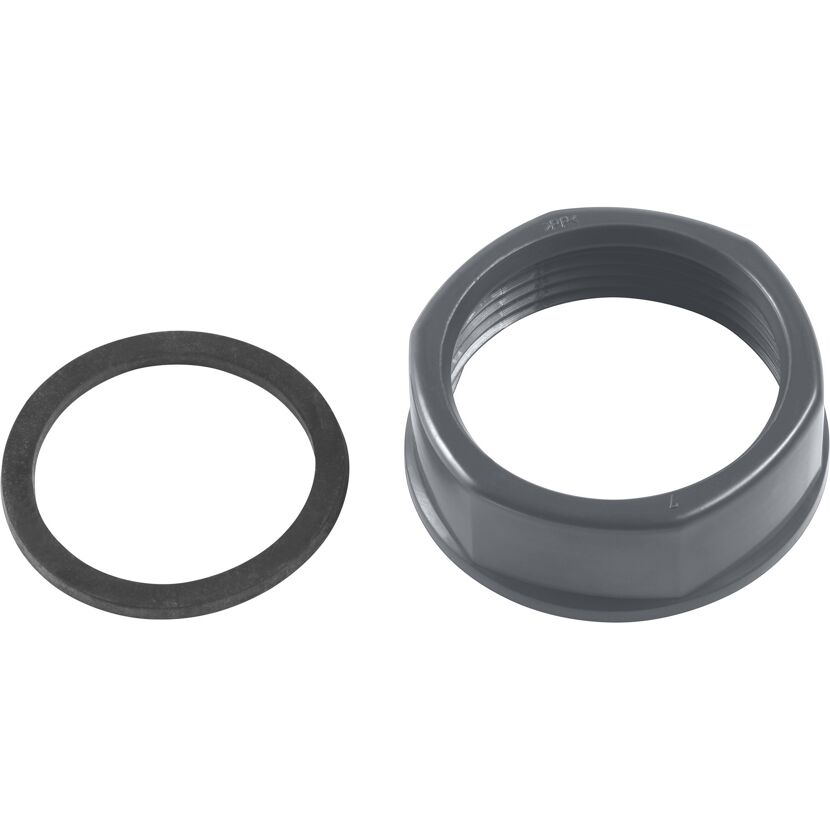Überwurfmutter Kunststoff 1 1/2"