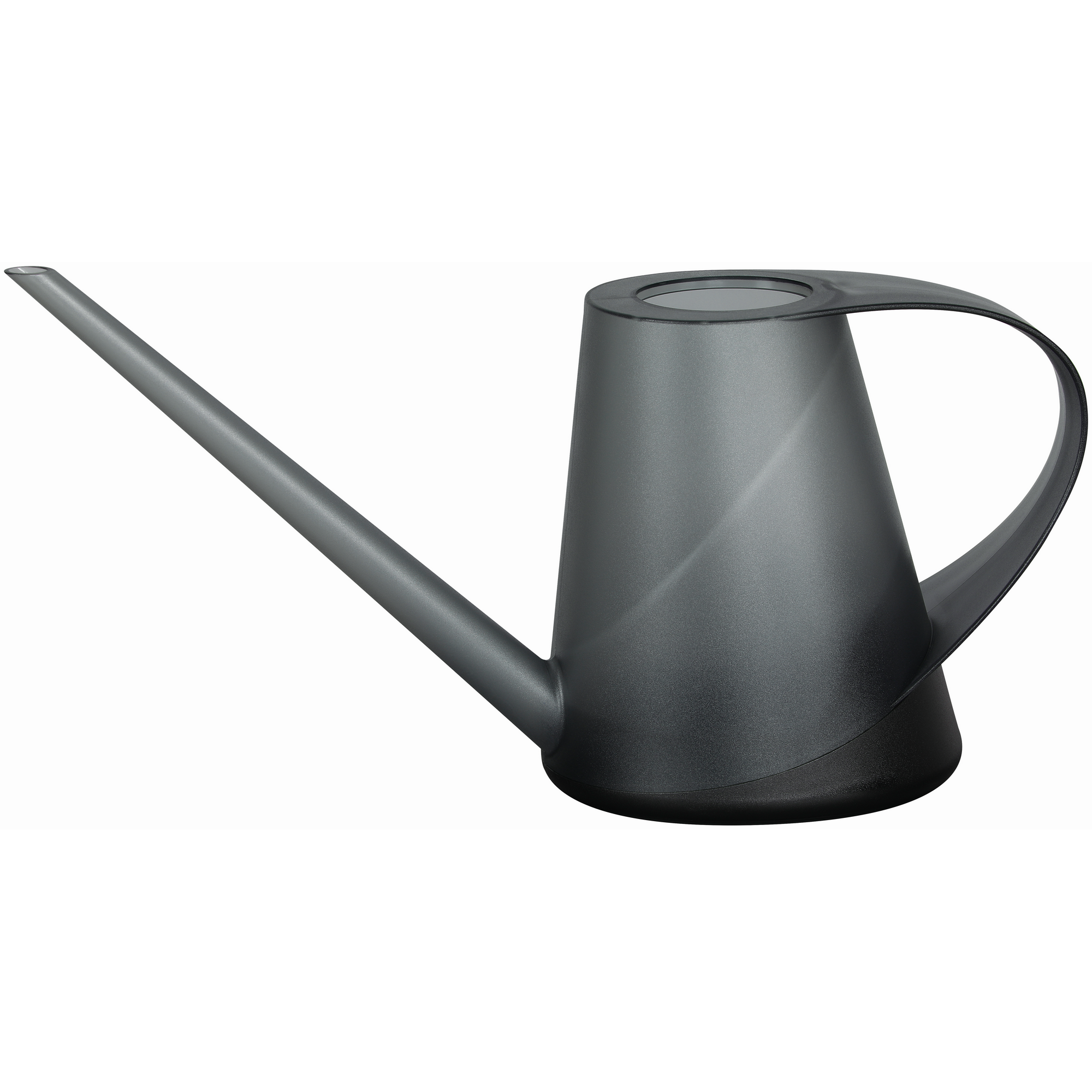 Gießkanne Kunststoff 'Capri' transparent anthrazit 1,3 l