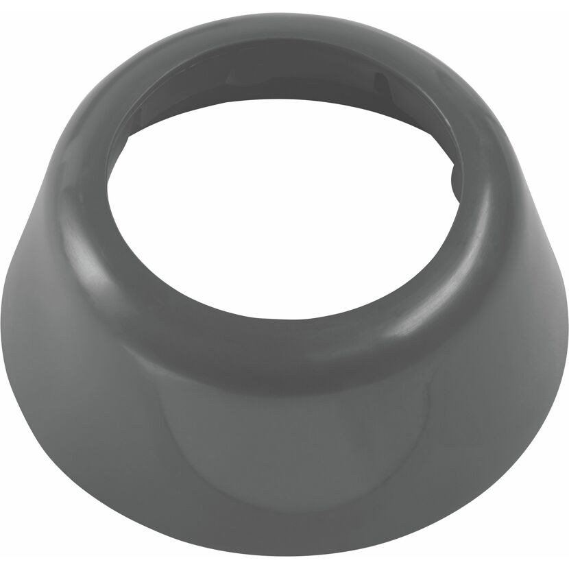 Rosette grau 50 x 85 mm für Geruchsverschluss