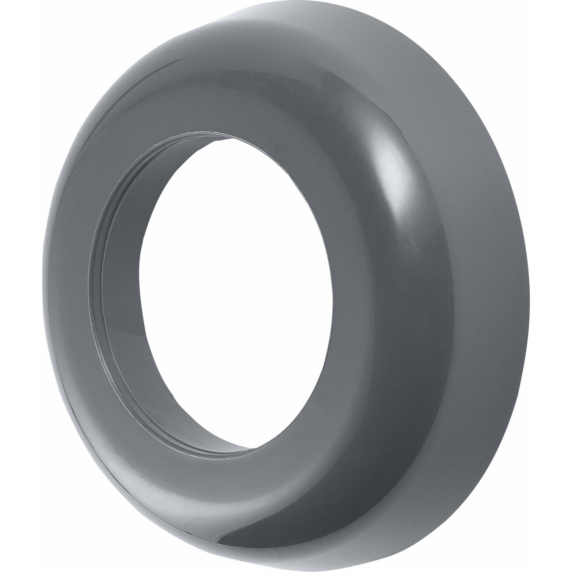 Rosette grau 40 x 75 mm für Geruchsverschluss