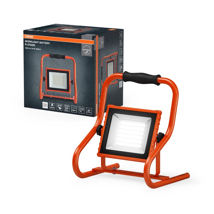 LED-Arbeitsleuchte 'Worklights Battery' 20 W 1600 lm Neutralweiß IP 44