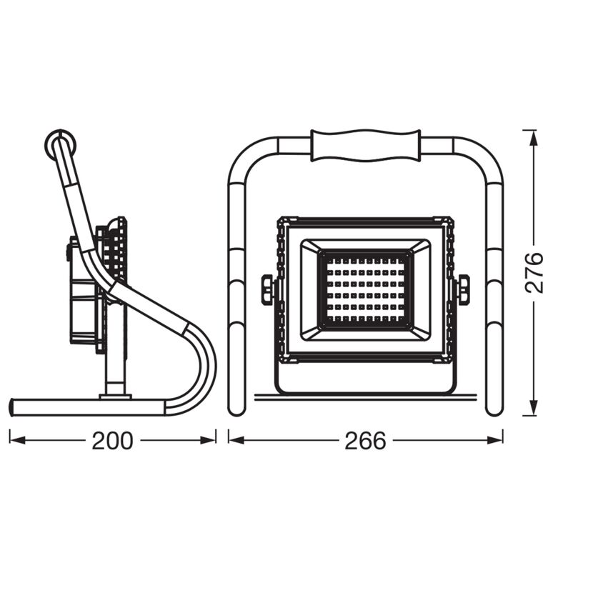 LED-Arbeitsleuchte 'Worklights Battery' 20 W 1600 lm Neutralweiß IP 44