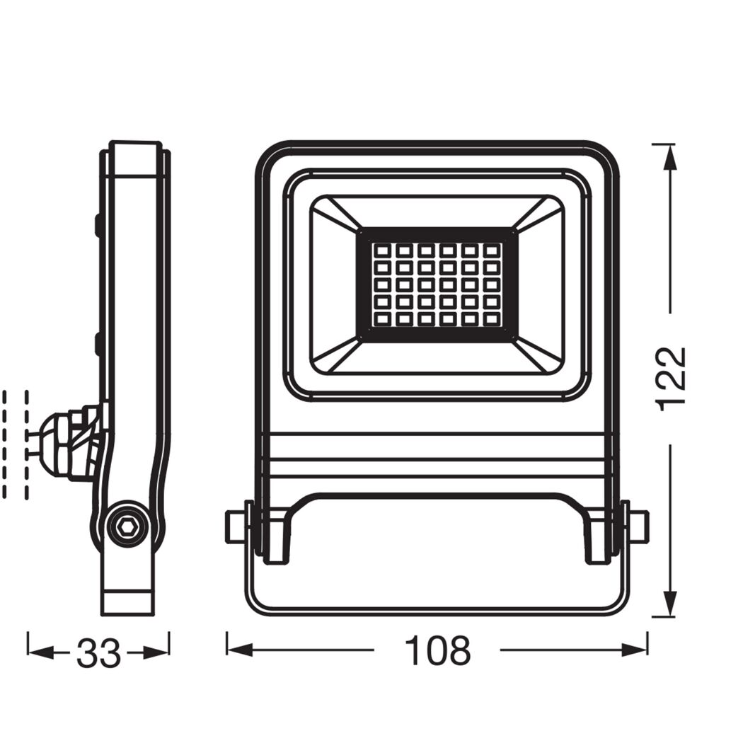 LED-Arbeitsleuchte 'Endura Flood PCR' 20 W 1800 lm Warmweiß IP 65