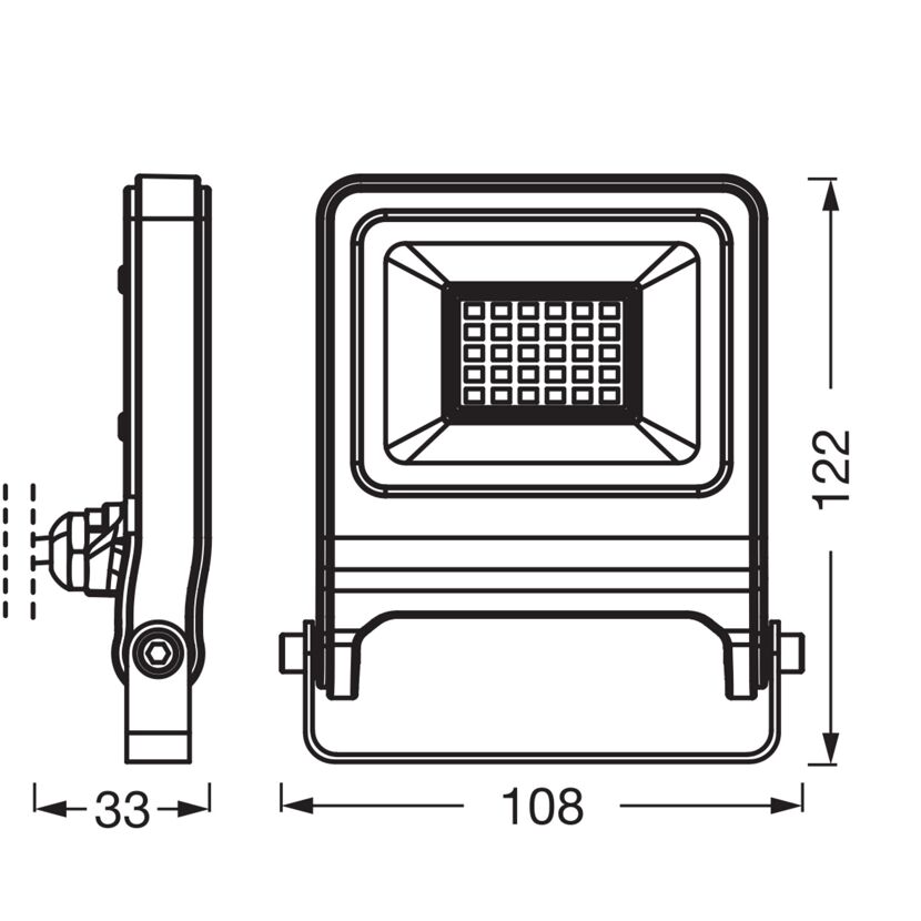 LED-Arbeitsleuchte 'Endura Flood PCR' 20 W 1800 lm Warmweiß IP 65