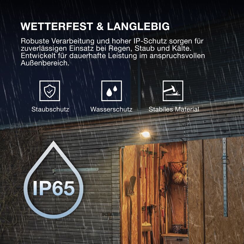 LED-Arbeitsleuchte 'Endura Flood PCR' 20 W 1800 lm Warmweiß IP 65