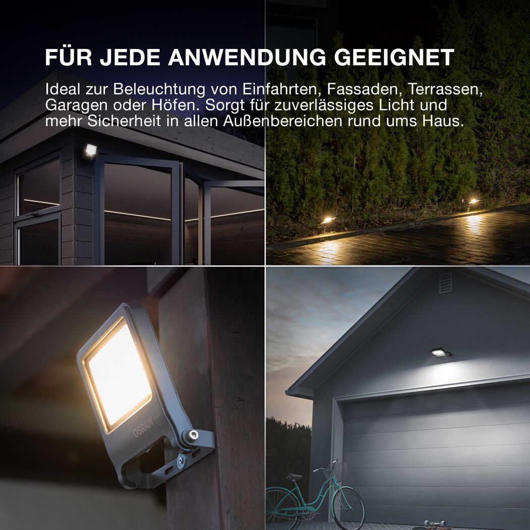 LED-Arbeitsleuchte 'Endura Flood PCR' 20 W 1800 lm Warmweiß IP 65