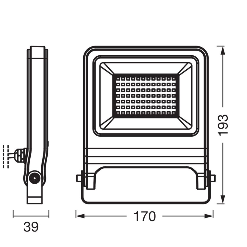 LED-Arbeitsleuchte 'Endura Flood PCR' 50 W 5000 lm Warmweiß IP 65