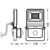 LED-Arbeitsleuchte 'Endura Flood Sensor PCR' 20 W 1800 lm Warmweiß IP 44