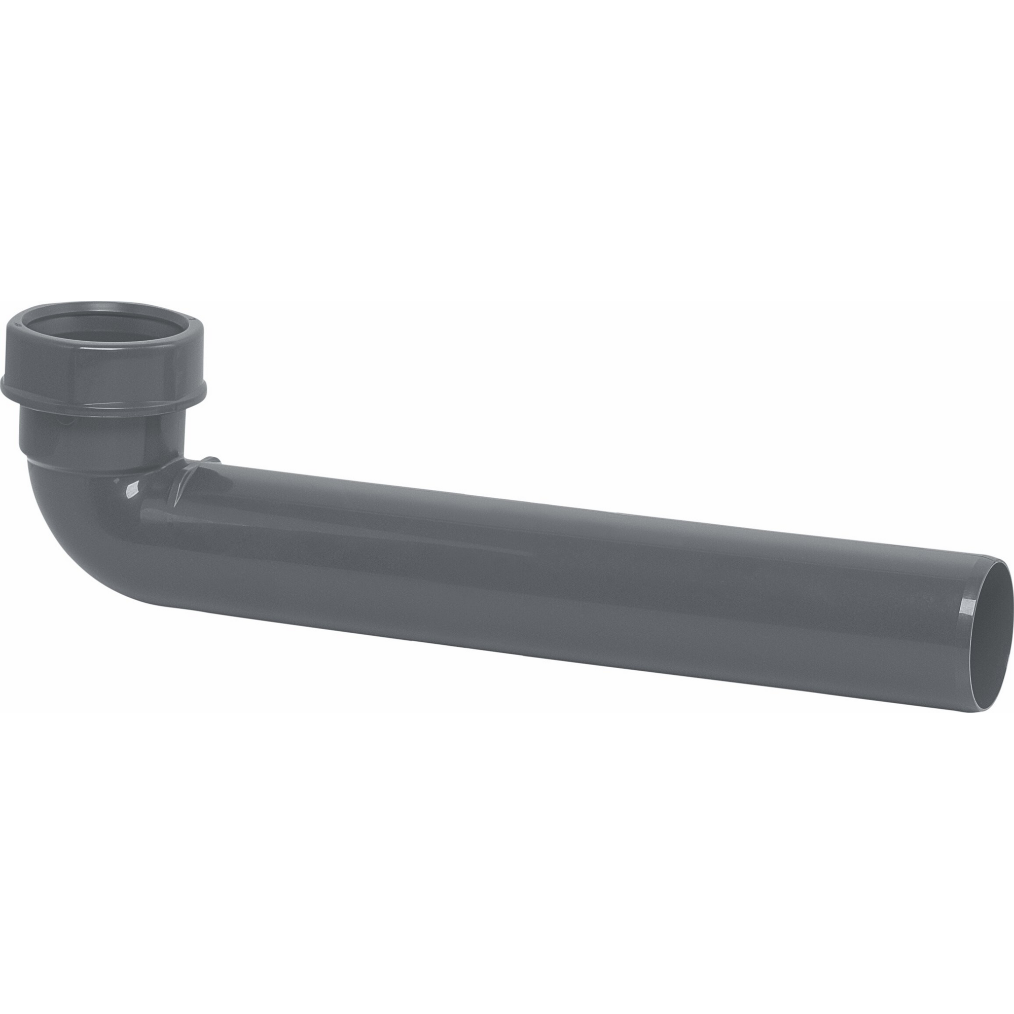 Verlängerungsrohr grau 1 1/2" x 40 mm, 250 mm