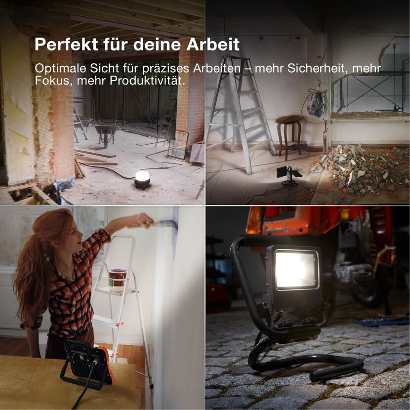 LED-Arbeitsleuchte 'Worklights S-STAND' 20 W 1800 lm Neutralweiß IP 65