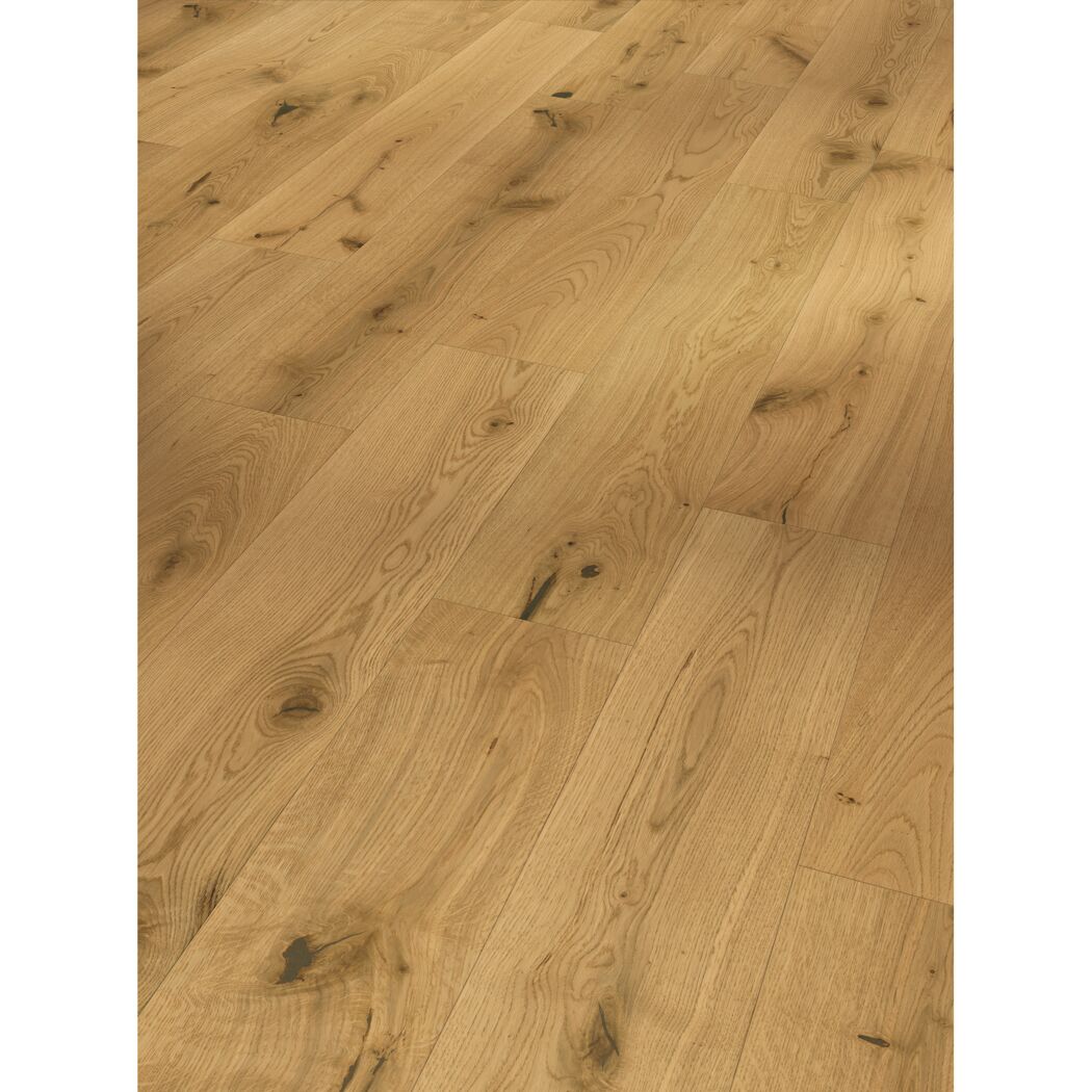 Parkett 'Basic 11-5'  Character Eiche Chianti natur lackversiegelt matt 11,5 mm