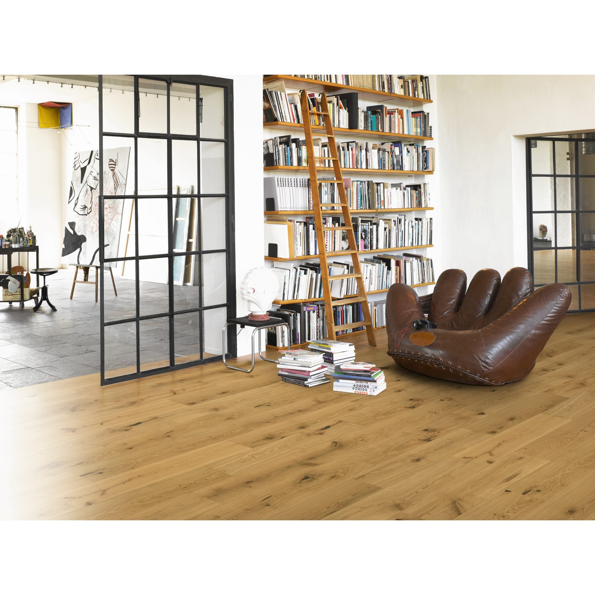 Parkett 'Basic 11-5'  Character Eiche Chianti natur lackversiegelt matt 11,5 mm