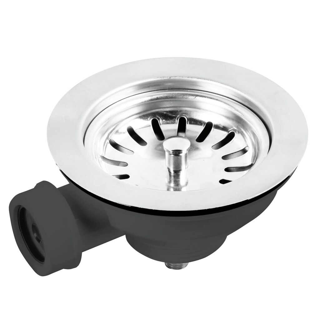 Siebkorbventil mit Überlauf 1 1/2"