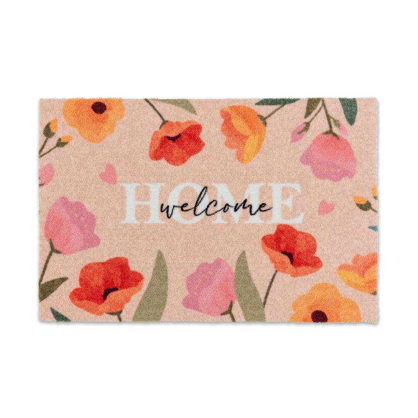 Fussmatte 'Miabella' 50 x 70 cm Welcome Home Blumen