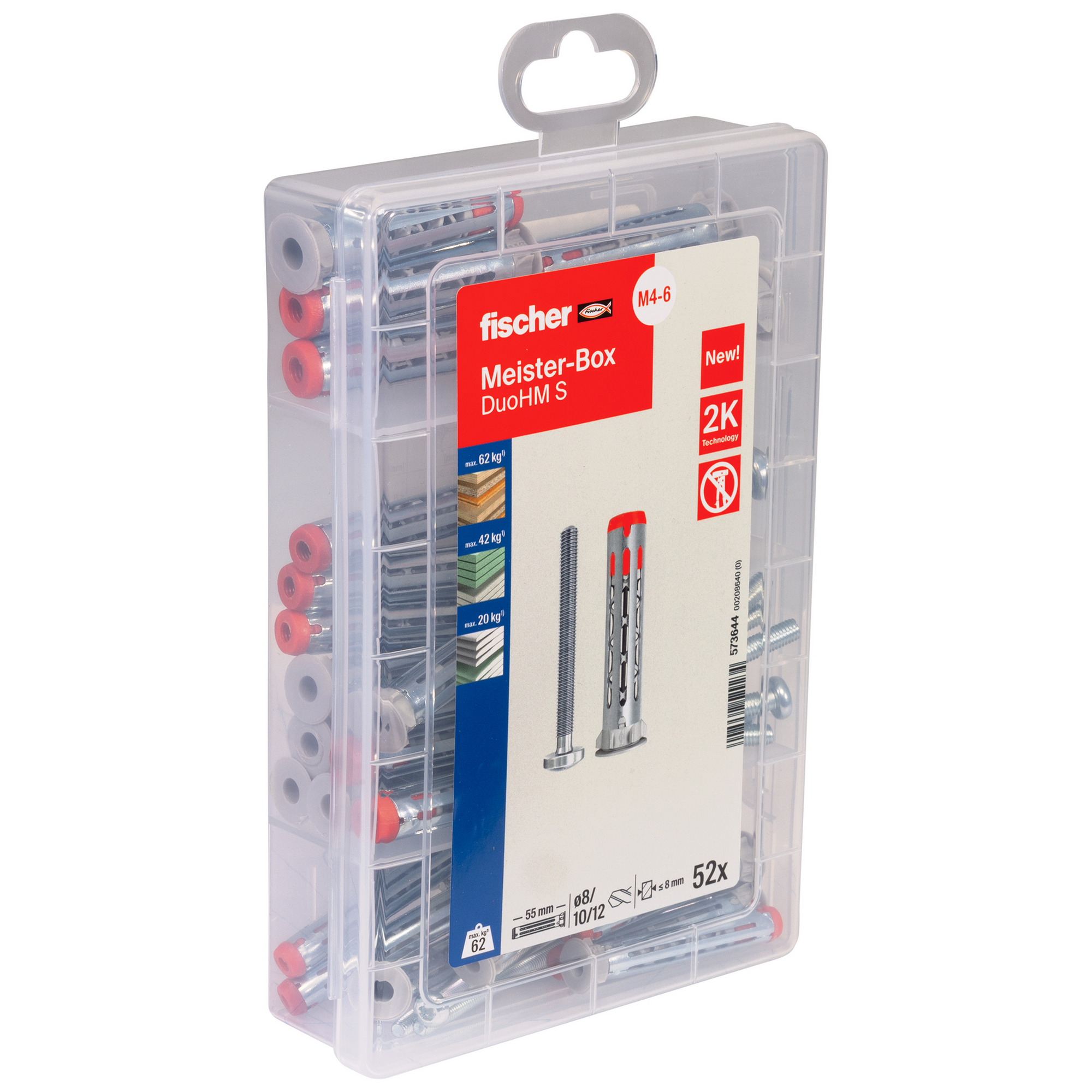 Hohlraumdübelset 'Meister-Box' DuoHM TX 52-teilig