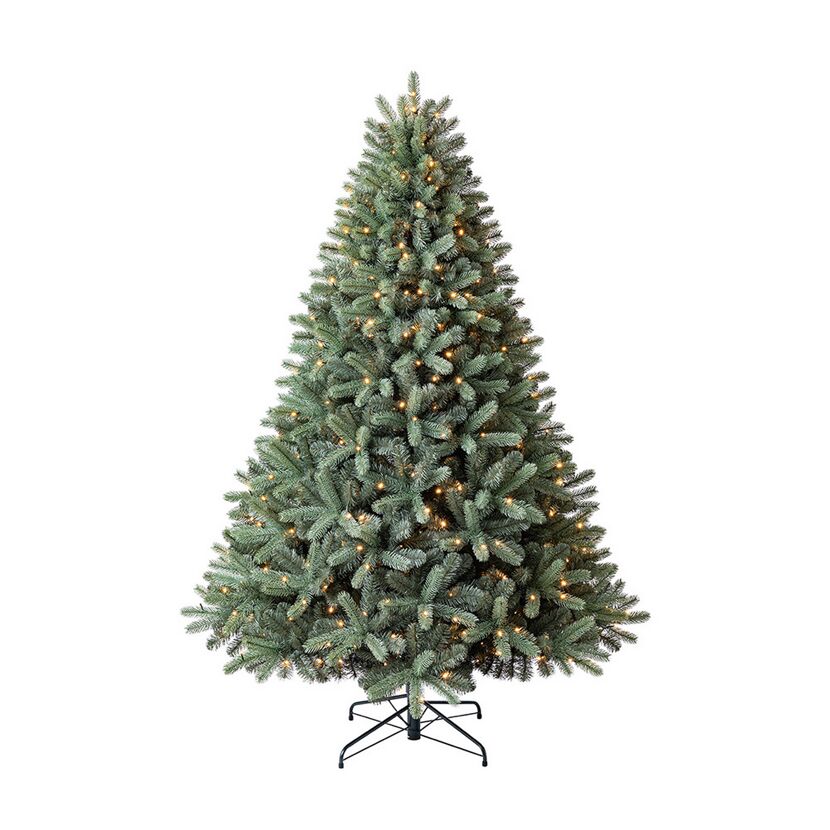 Künstlicher Weihnachtsbaum 'Vermont' Fichte mit 500 LEDs in warmweiß, Ständer Ø 150 x 210 cm