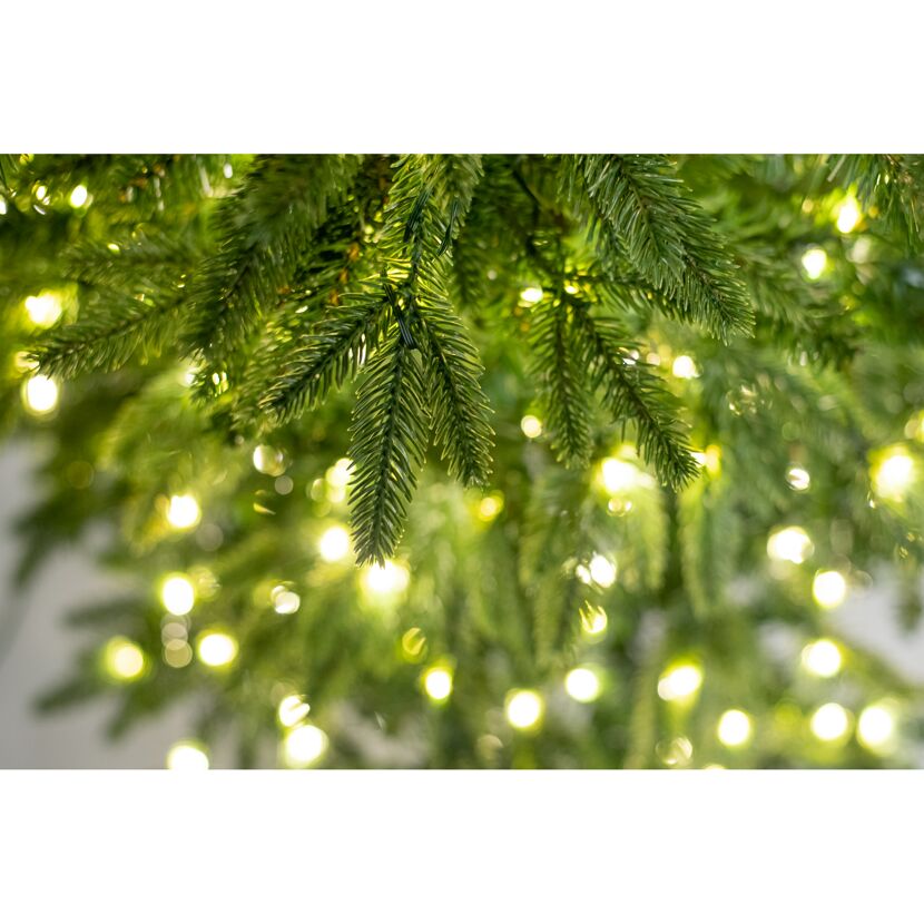Künstlicher Weihnachtsbaum 'Sherwood' Fichte mit 450 LEDs in warmweiß/bunt, Fernbedienung, Ständer Ø 104 x 150 cm