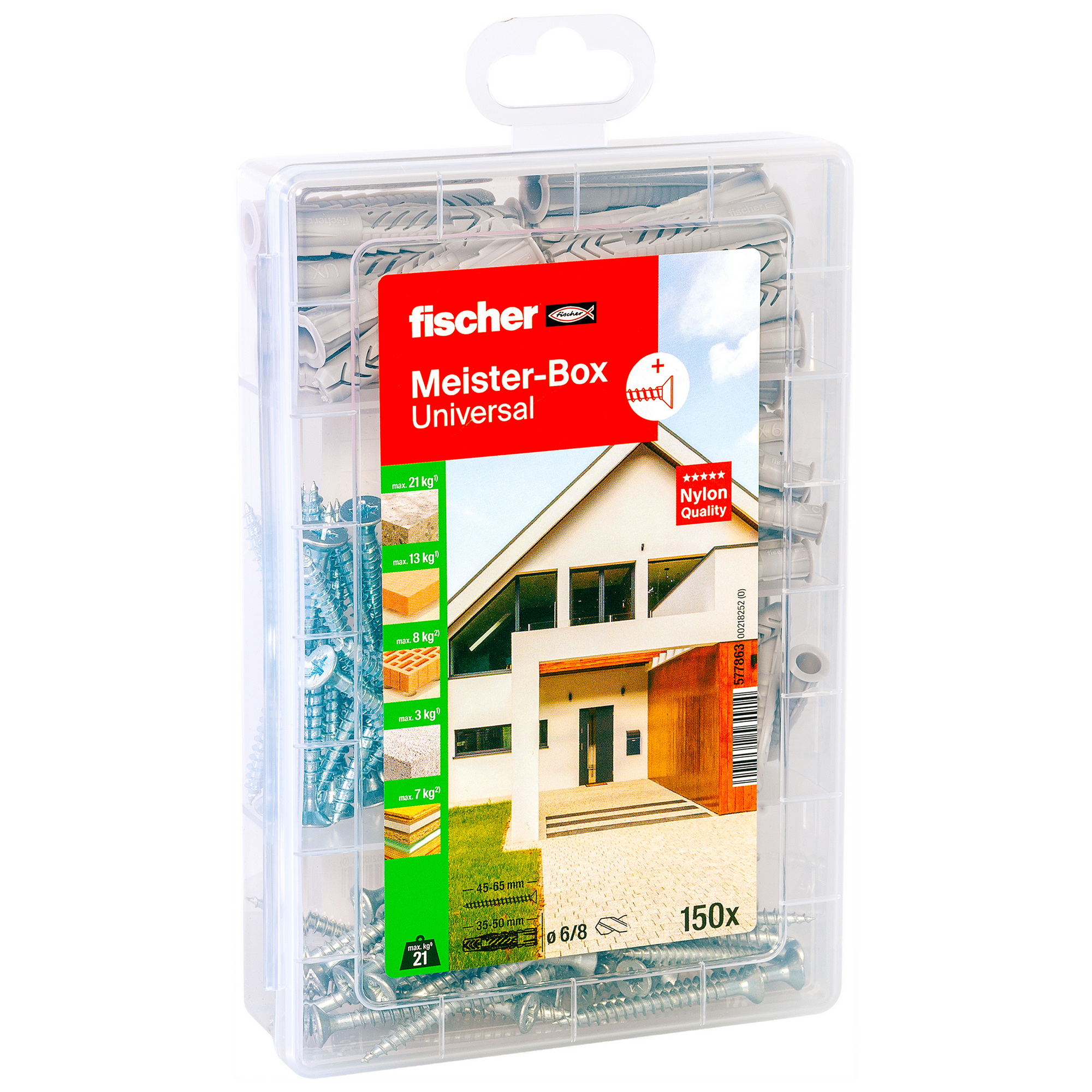 Dübelset 'Meister-Box' 150-teilig