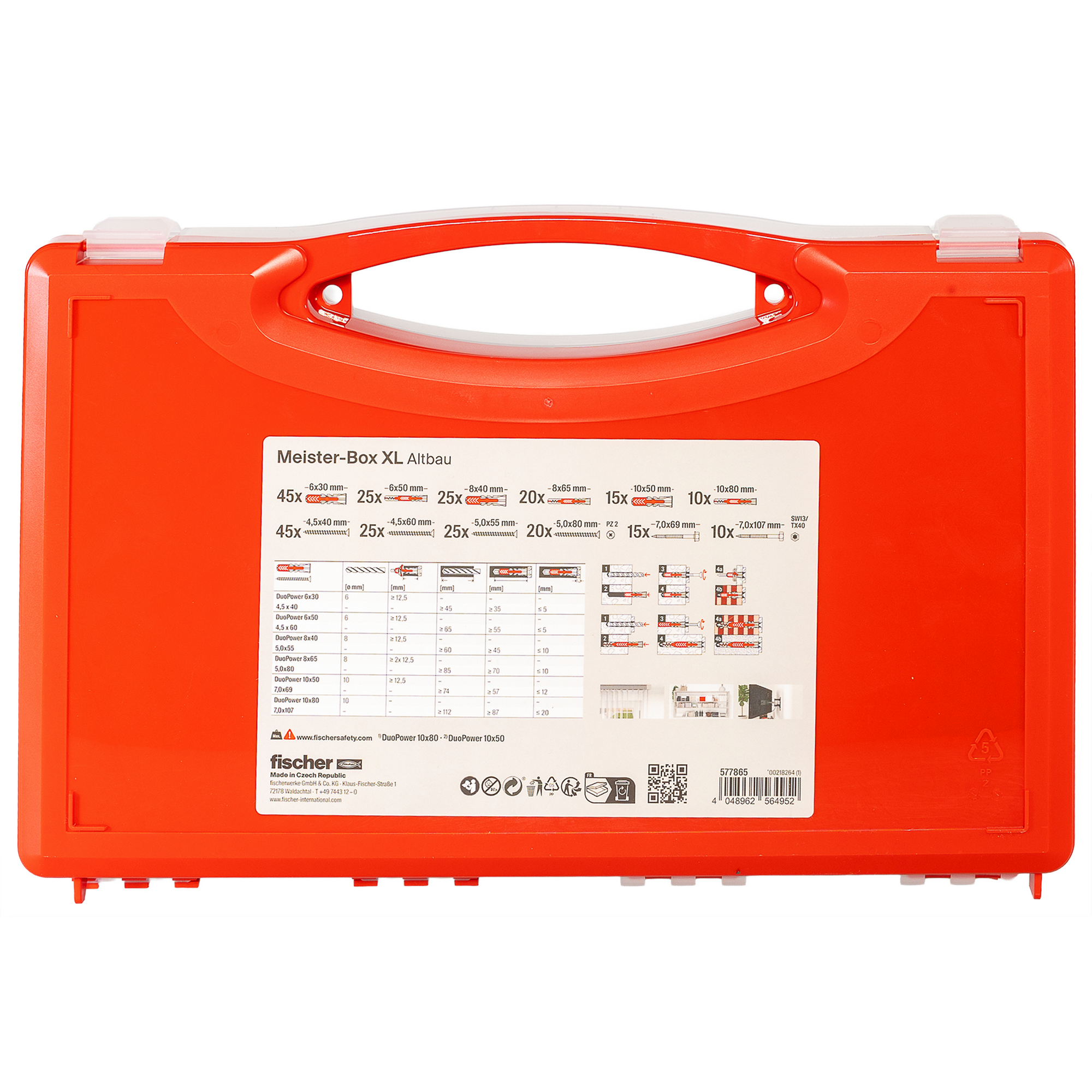 Dübelset für Altbau 'Meister-Box' 280-teilig