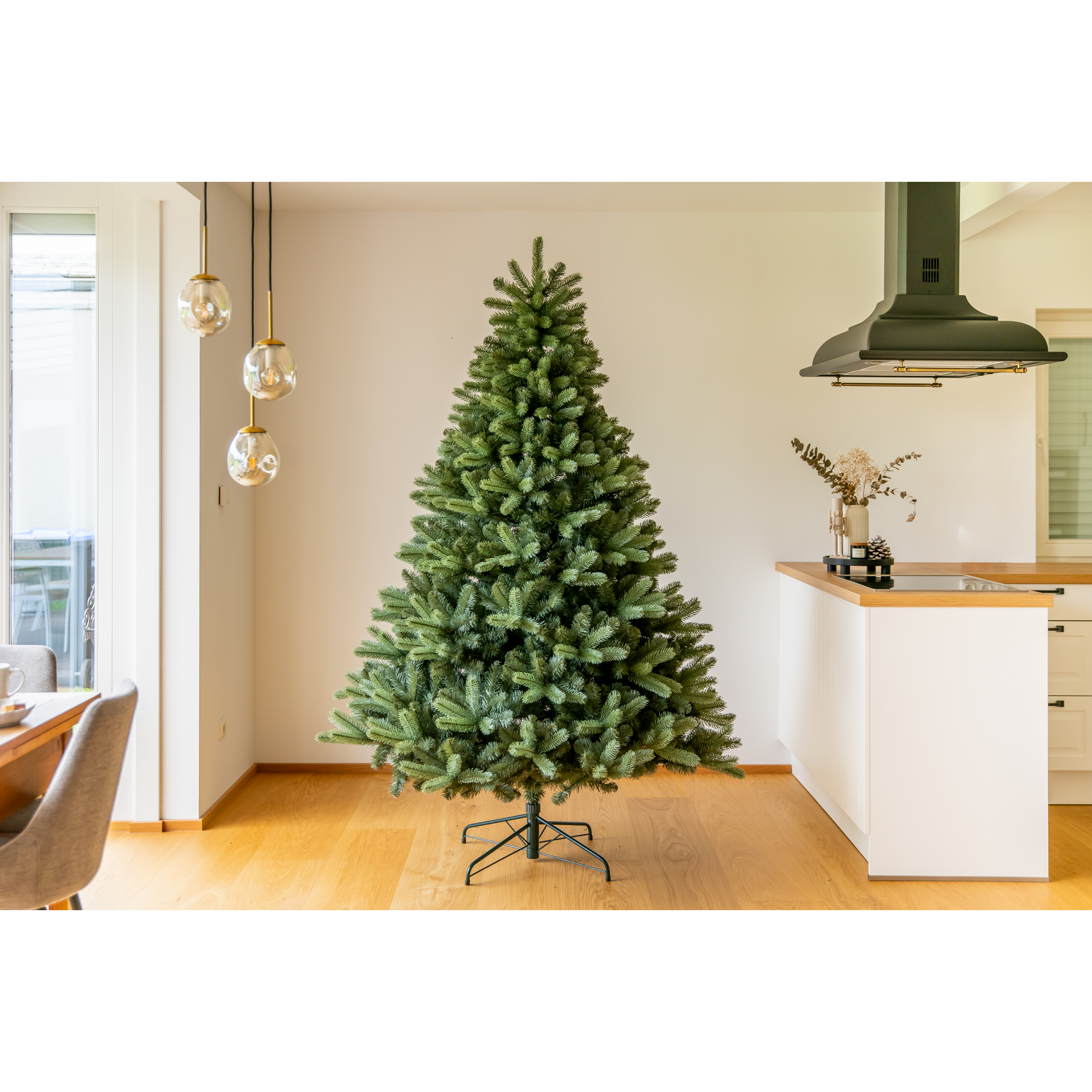 Künstlicher Weihnachtsbaum 'Vermont' Fichte mit Ständer Ø 150 x 210 cm