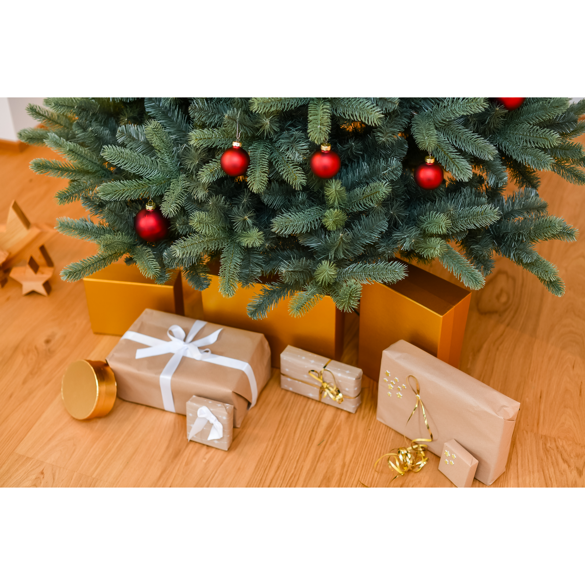 Künstlicher Weihnachtsbaum 'Vermont' Fichte mit Ständer Ø 150 x 210 cm