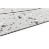 Fussmatte 'Miabella' 66 x 110 cm Herz Marmor hellgrau