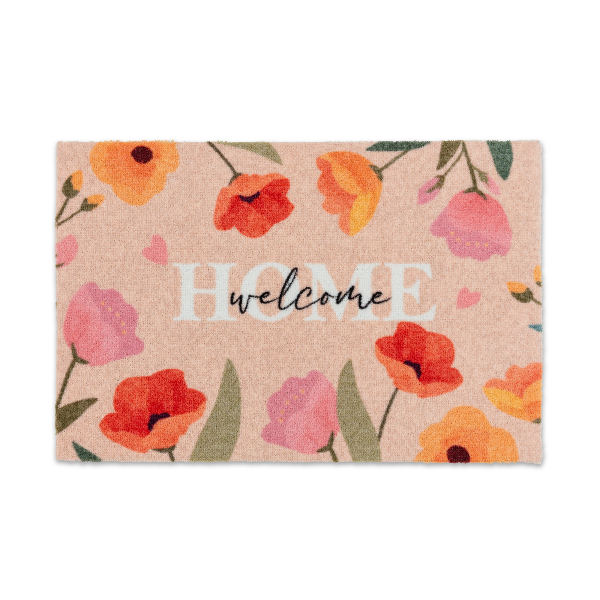 Fussmatte 'Miabella' 66 x 110 cm Welcome Home Blumen