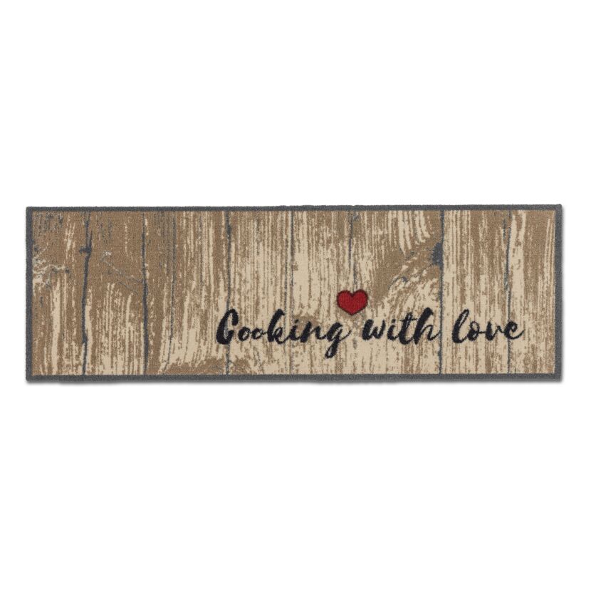 Fussmatte 'Miabella'  50 x 150 cm Cooking with love