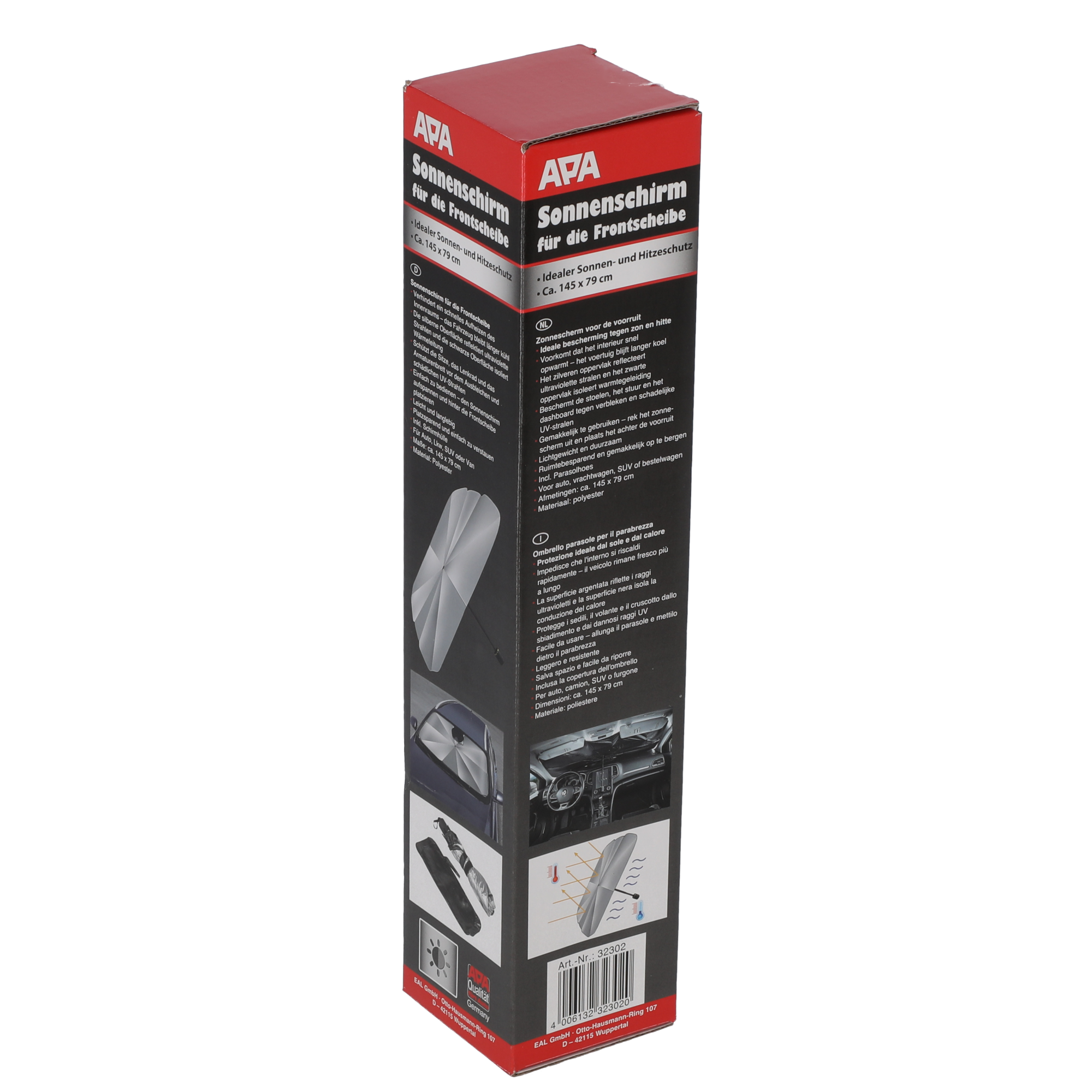 Sonnenschutz für Frontscheibe 145 x 79 cm