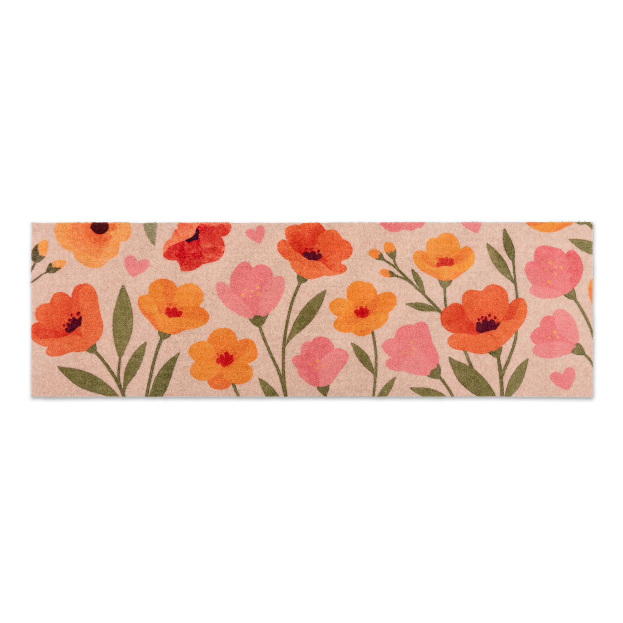 Fussmatte 'Miabella' 50 x 150 cm Welcome Home Blumen