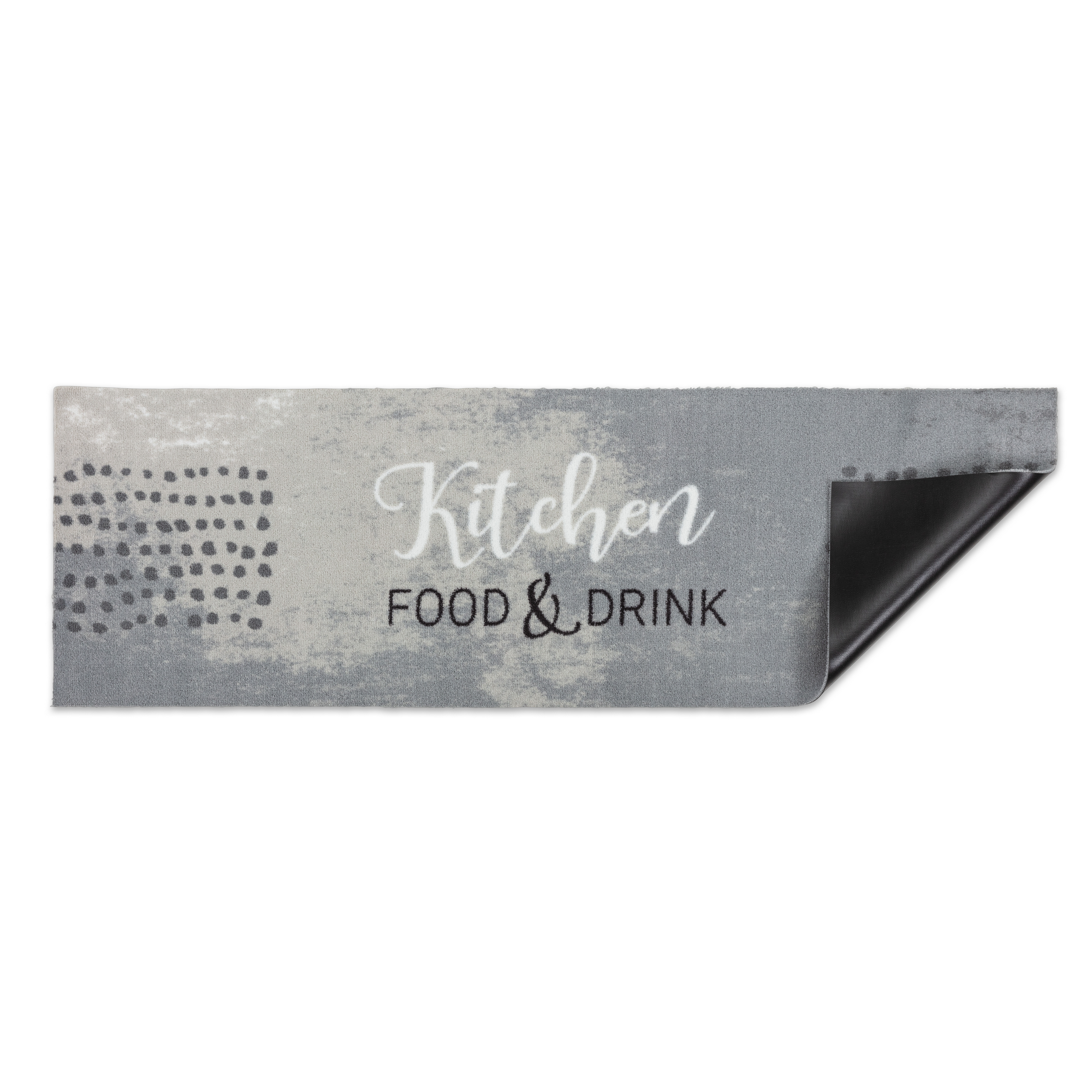 Fussmatte 'Miabella' 50 x 150 cm Kitchen Food&Drink grau