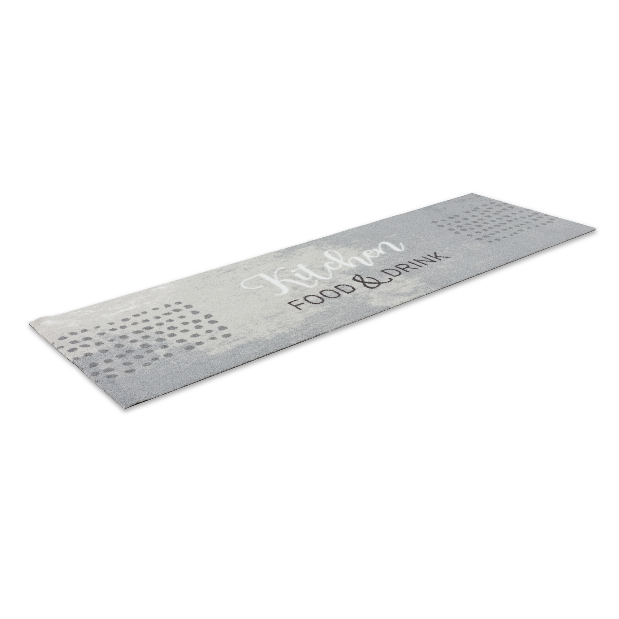 Fussmatte 'Miabella' 50 x 150 cm Kitchen Food&Drink grau