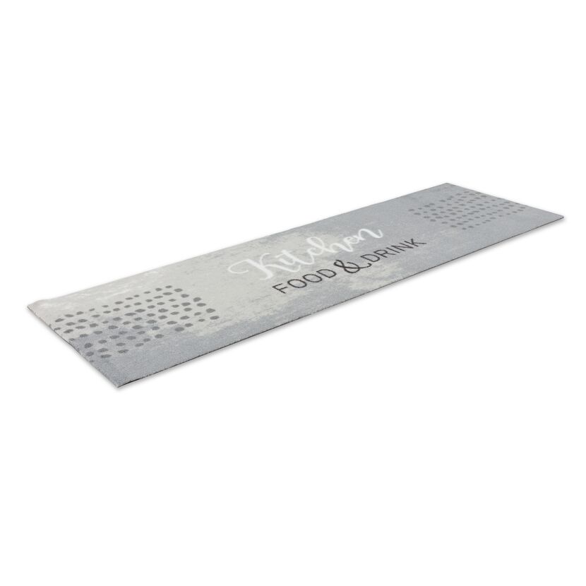 Fussmatte 'Miabella' 50 x 150 cm Kitchen Food&Drink grau
