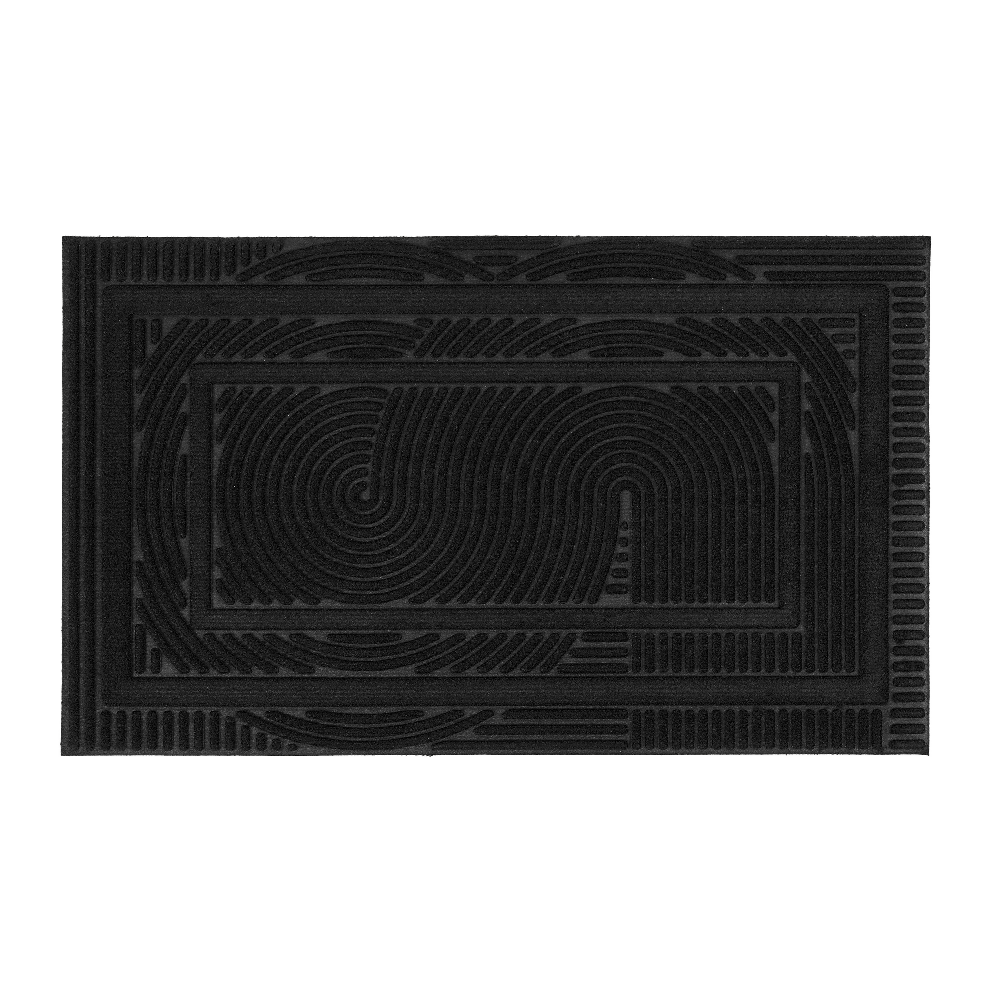 Fußmatte 'Graphic Prom'o ca. 40 x 60 cm loop schwarz