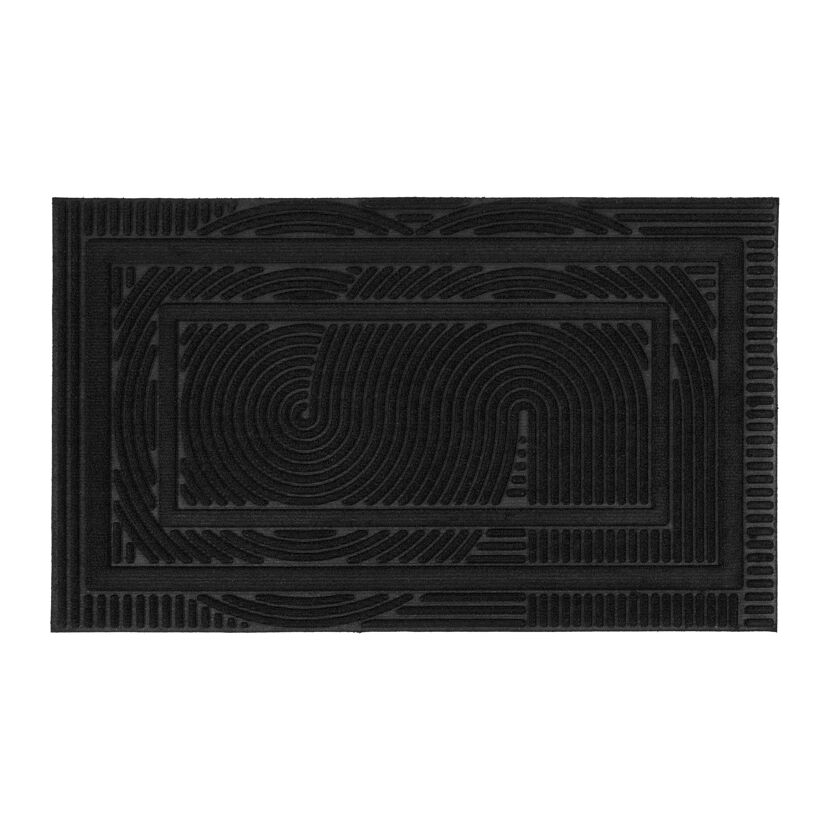 Fußmatte 'Graphic Prom'o ca. 40 x 60 cm loop schwarz