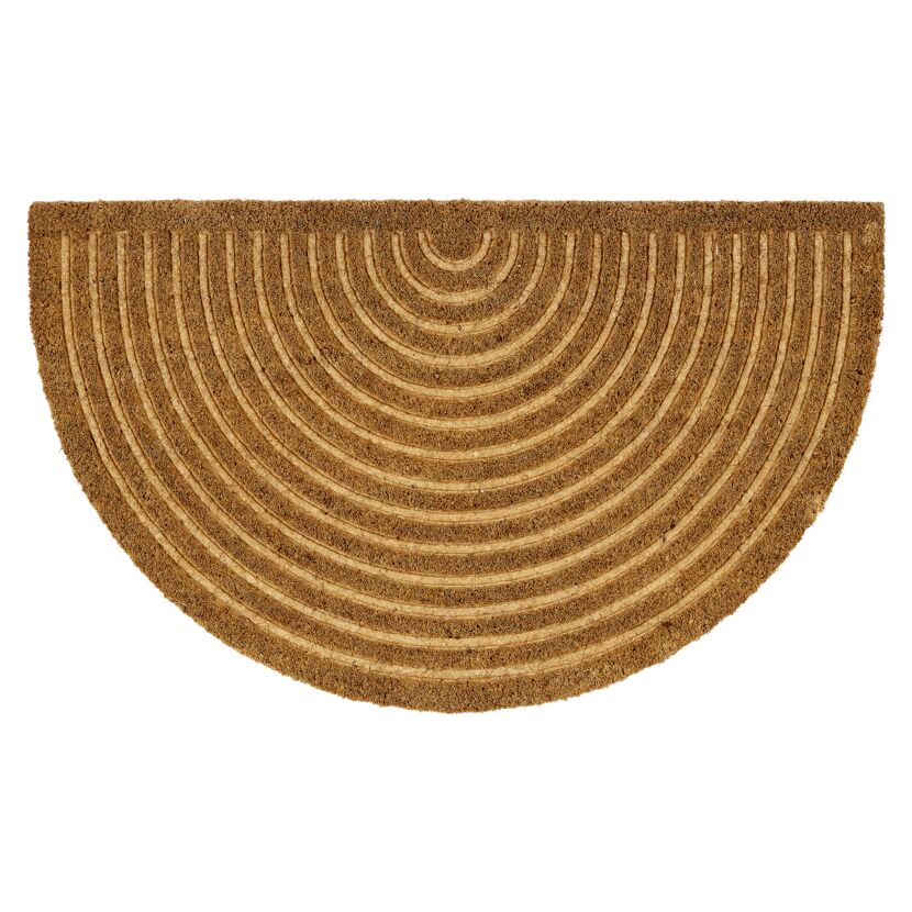 Fußmatte 'Coco Shape' ca. 45 x 75 cm Halbkreis Bogen