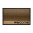 Fußmatte 'Border Graphic' ca. 45 x 75 cm Welcome Streifen natur