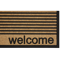 Fußmatte 'Border Graphic' ca. 45 x 75 cm Welcome Streifen natur