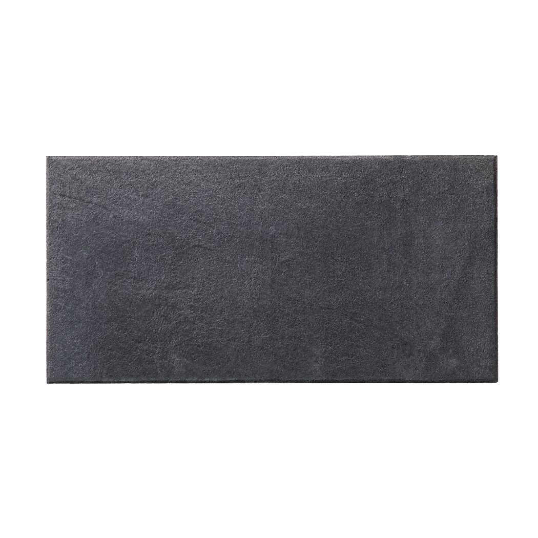 Terrassenplatte 'T-Court Posh' Beton schwarz/basaltfarben 60 x 30 x 4 cm
