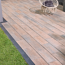 Terrassenplatte 'T-Court Glad' Beton muschelbeige 48 x 24 x 3 cm