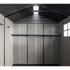 Kunststoff-Gerätehaus 'Kentucky' grau 427 x 206 x 265 cm