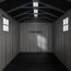 Kunststoff-Gerätehaus 'Utah' grau 206 x 427 x 265 cm