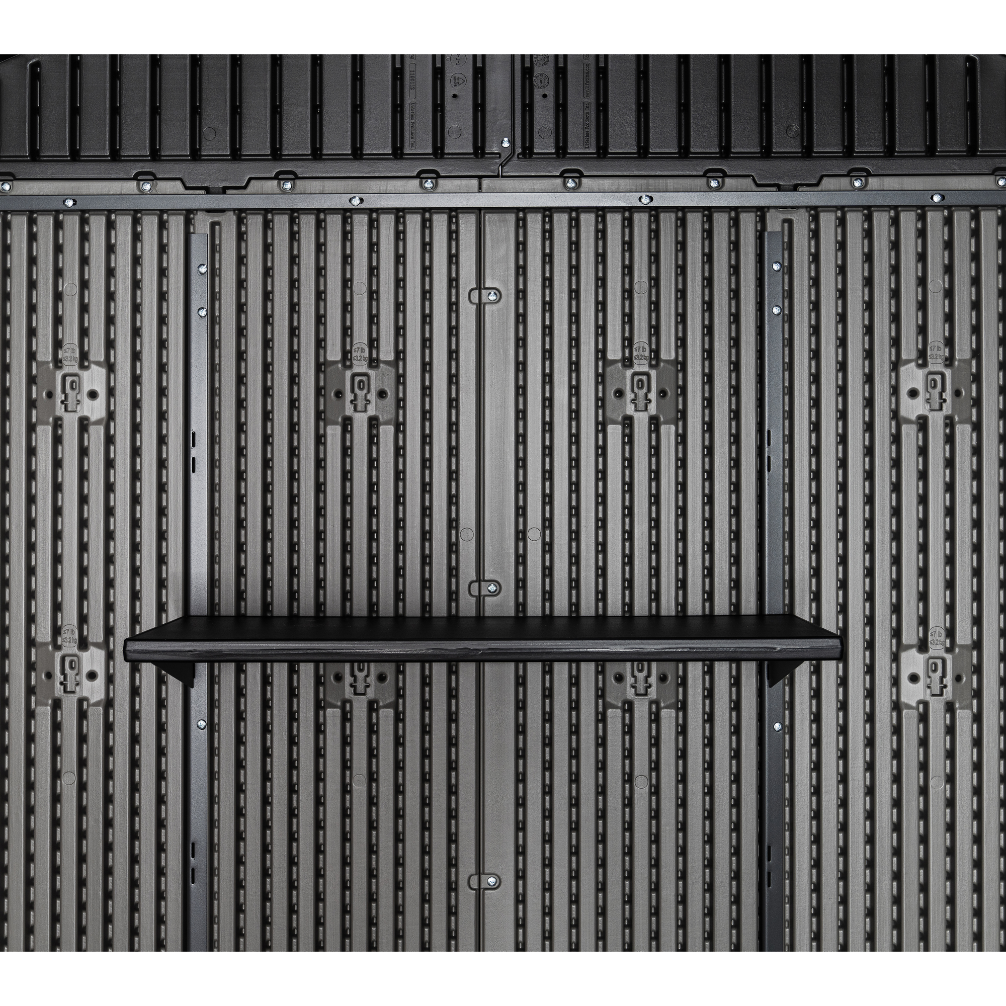 Kunststoff-Gerätehaus 'Utah' grau 206 x 427 x 265 cm