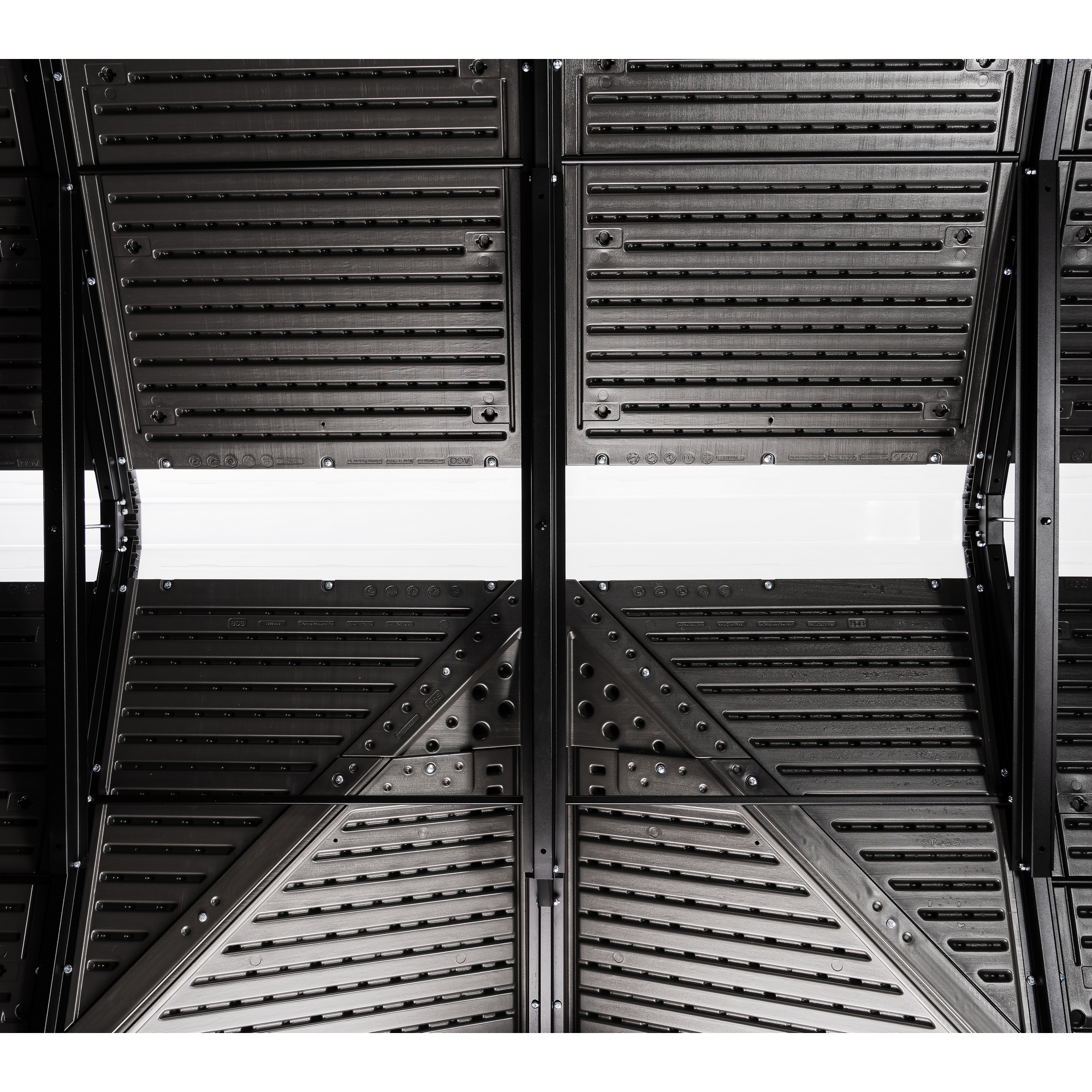 Kunststoff-Gerätehaus 'Ohio' grau 214 x 284 x 265 cm