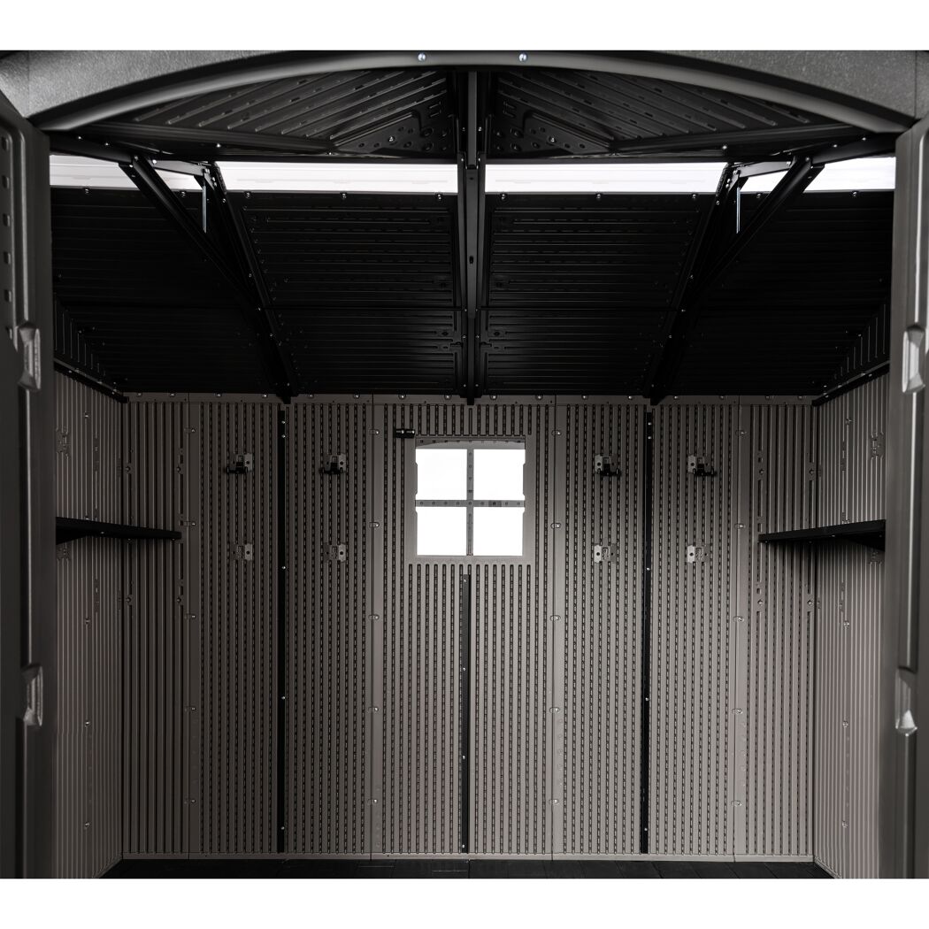Kunststoff-Gerätehaus 'Ohio' grau 214 x 284 x 265 cm
