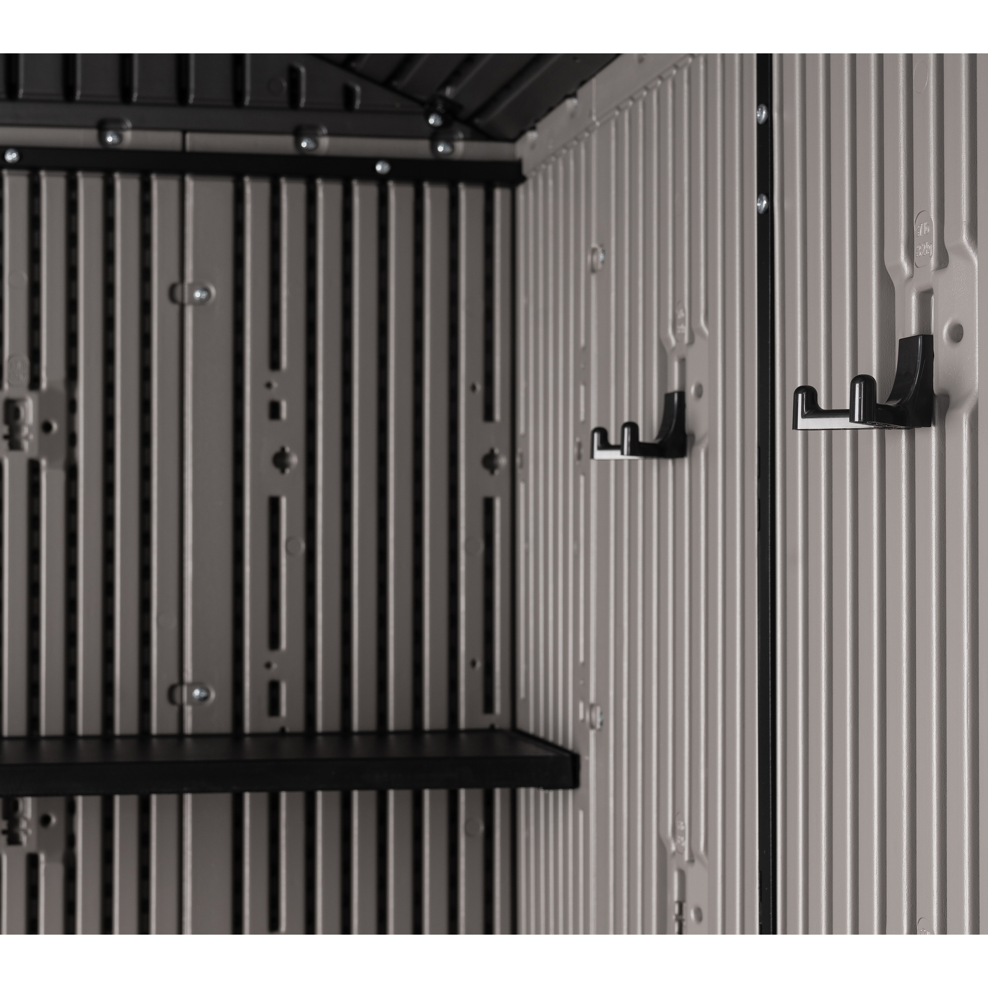 Kunststoff-Gerätehaus 'Ohio' grau 214 x 284 x 265 cm