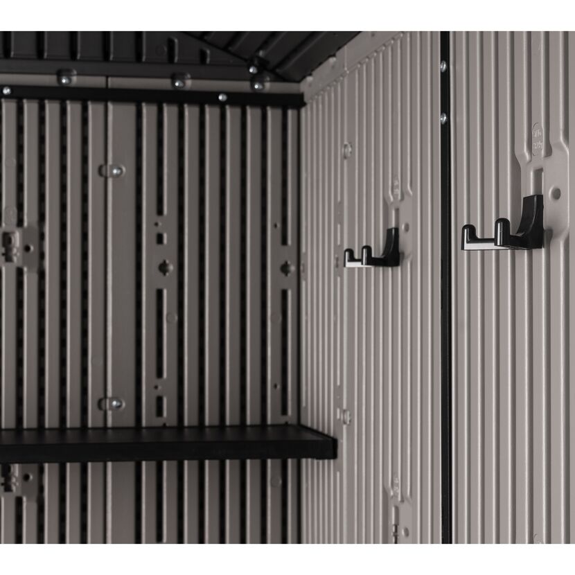 Kunststoff-Gerätehaus 'Ohio' grau 214 x 284 x 265 cm