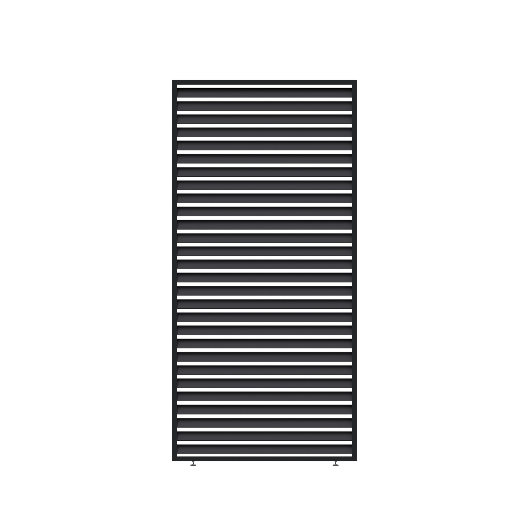 Lamellen Sichtschutz für Pergola 'Grand Tuscan 12' anthrazit 114 x 234 cm