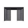 Lamellen Sichtschutz für Pergola 'Grand Tuscan 12' anthrazit 114 x 234 cm