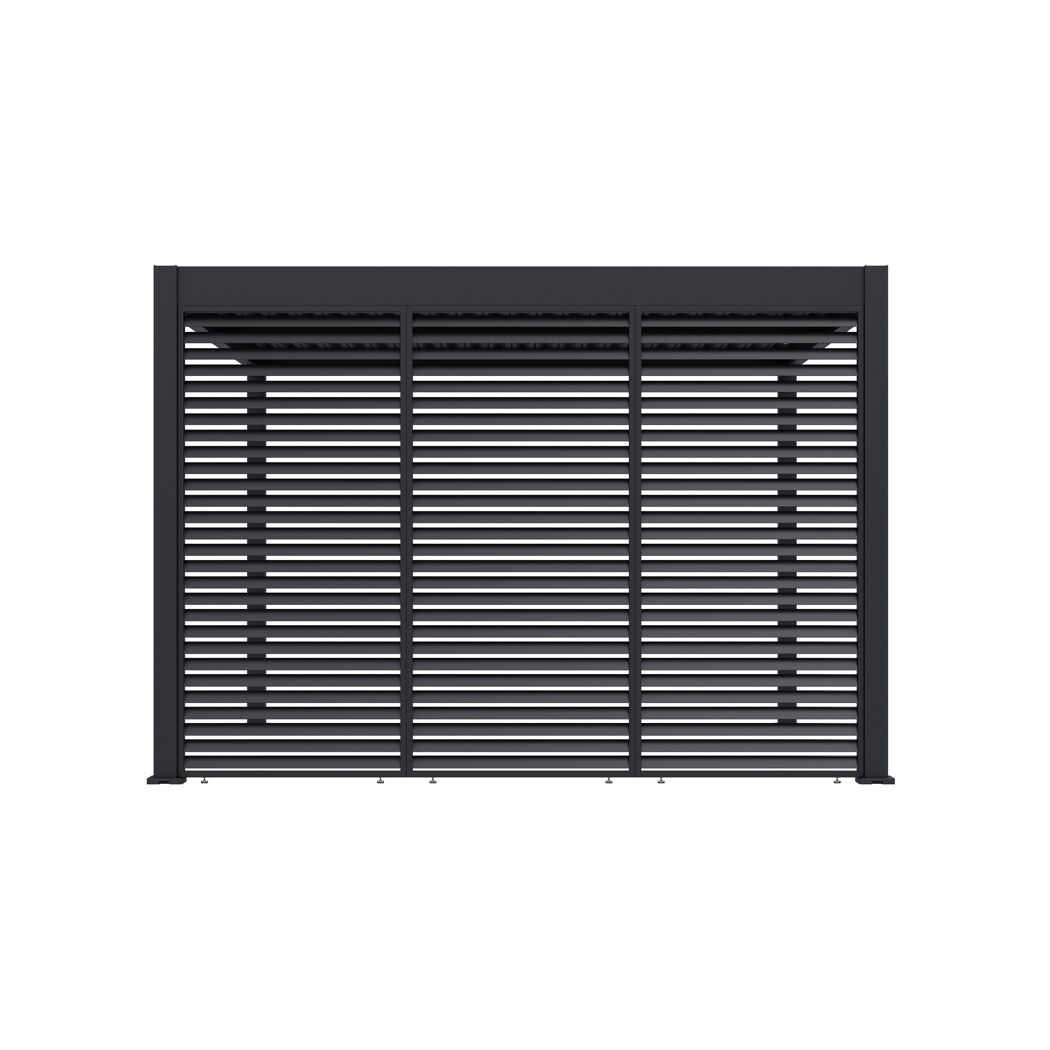 Lamellen Sichtschutz für Pergola 'Grand Tuscan 12' anthrazit 114 x 234 cm